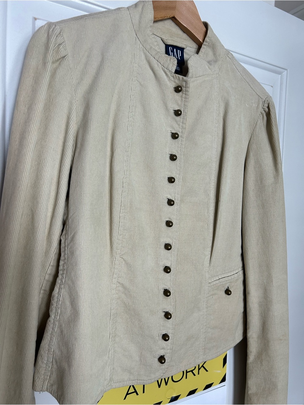 GAP Women's Lightweight Corduroy Boho-pirate jacket